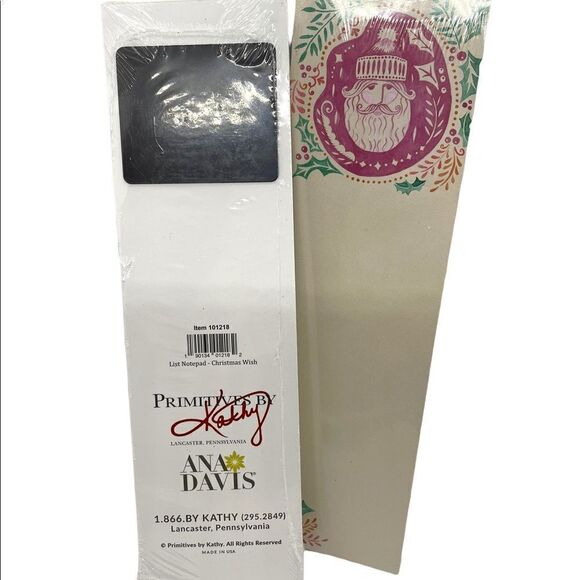 Santa Claus Christmas Notebook Set Refrigerator Magnet NWT - Picture 4 of 11